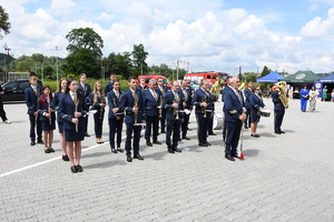 Orkiestra towarzysząca uroczystości.