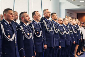 Kadra kierownicza jednostki w Gorlicach.